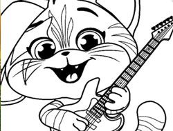 44 Cats Coloring