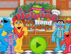 🕹️ Play Sesame Street Cookie Monster's Foodie Truck Game: Free Online  Cookie Monster Cooking Video Game for Kids