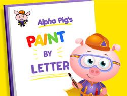 Alpha Pigs Paint By Letter