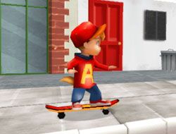 Jogue Alvinnn und Die Chipmunks: Skate Wahnsinn jogo online grátis