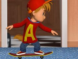 Jogue Alvinnn und Die Chipmunks: Skate Wahnsinn jogo online grátis