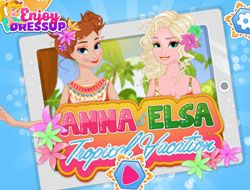 Anna and Elsa Tropical Vacation