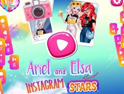 Ariel and Elsa Instagram Stars