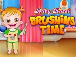 Baby Hazel Brushing Time