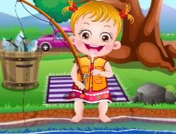 Baby Hazel Fishing Time