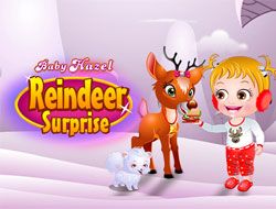 Baby Hazel Reindeer Surprise