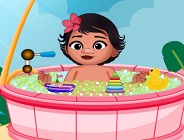 Baby Moana Shower Bath