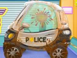 Baby Police Car Wash