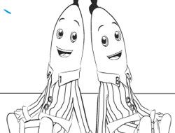 Bananas in Pyjamas Coloring