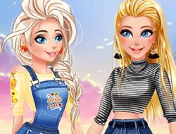 Barbie & Elsa: BFFs em Jogos na Internet