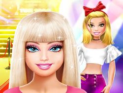 Barbie and Lara Red Carpet Challenge