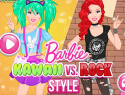 Barbie Kawaii Vs Rock Style