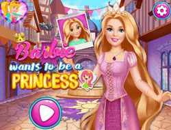 Jogo Barbie Wants to be a Princess no Jogos 360