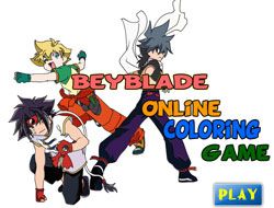 Beyblade Online Coloring Game