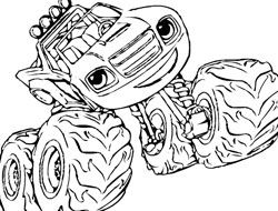 Blaze and the Monster Machines Coloring