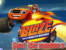 Blaze and the Monster Machines Spot the Numbers