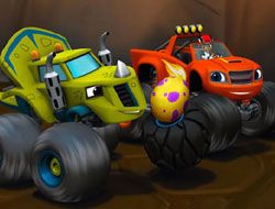 Blaze Monster Machines Hidden Wheels