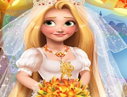 Blonde Princess Wedding Fashion