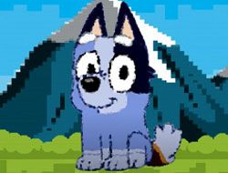 Bluey Dog Pixel