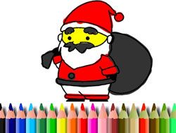 BTS Santa Claus Coloring