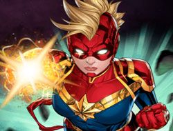 Captain Marvel Galactic Fight