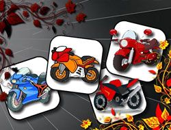 Cartoon Motorbikes Memory