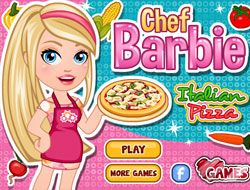 Chef Barbie Italian Pizza