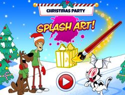 Christmas Party Splash Art