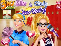 Cinderella and Barbie Teen Rivalry