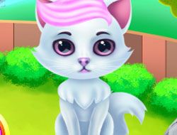Cute Kitty Caring And Dressup