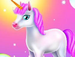 Cute Unicorn Caring and Dressup