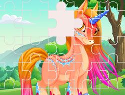 Cute Unicorns And Dragons Puzzle