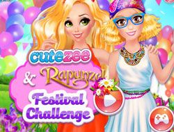 Cutezee And Rapunzel Festival Challenge