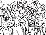 DC Super Hero Girls Coloring