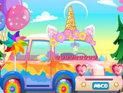 Decor Rainbow Car