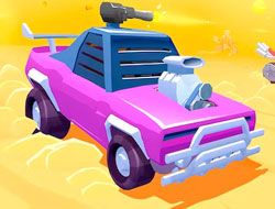 Desert Riders: Car Battle Game