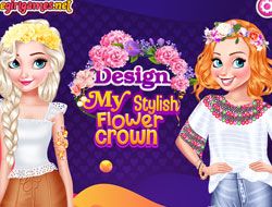 Design My Stylish Flower Crown 