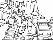 Dinotrux Coloring Game