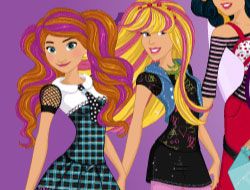 Disney Girls Go To Monster High