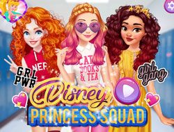 Princesses The College's Popular Squad em Jogos na Internet