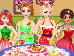 Disney Princesses Christmas Dinner