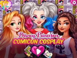 Disney Princesses Comicon Cosplay