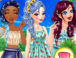 Disney Princesses Summer Braids