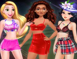 Disney Princesses Underwear Party