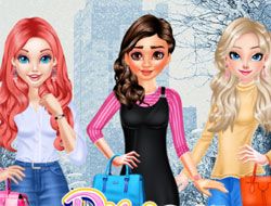 Disney Princesses Winter Fashion