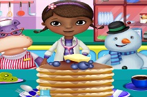 Doc McStuffins and Friends Cooking Pancakes