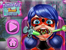 Dotted Girl Throat Doctor