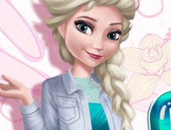 Year Round Fashionista: Elsa - Jogue Online em SilverGames 🕹