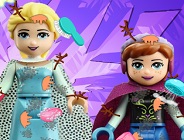 Elsa and Anna Lego