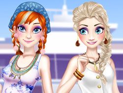 Elsa and Anna Spring Break